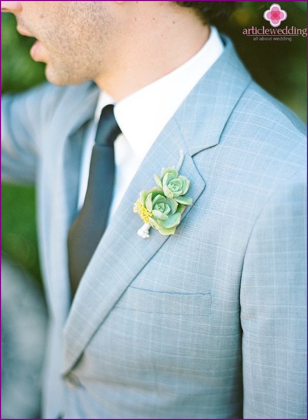 Succulent Buttonhole