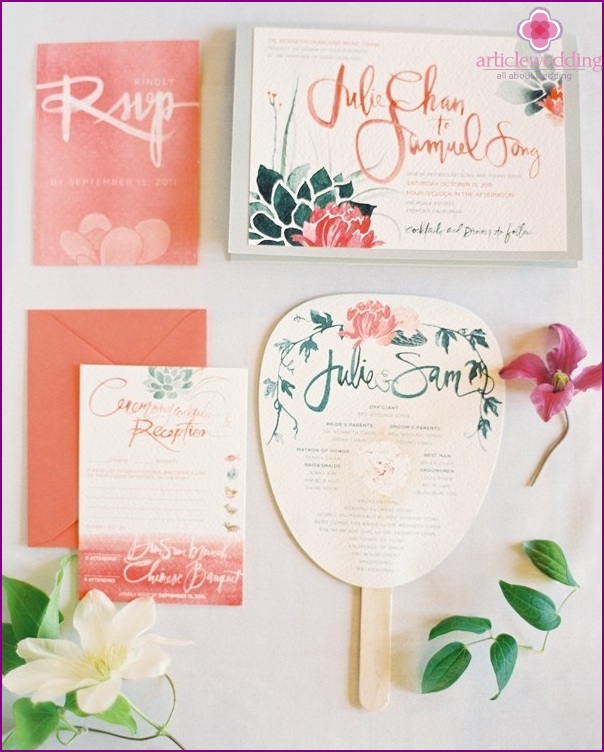 Wedding invitations