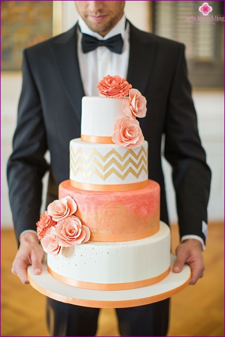 A wedding cake