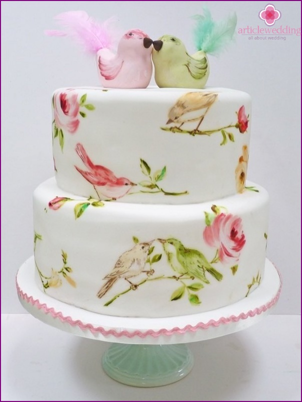 A wedding cake