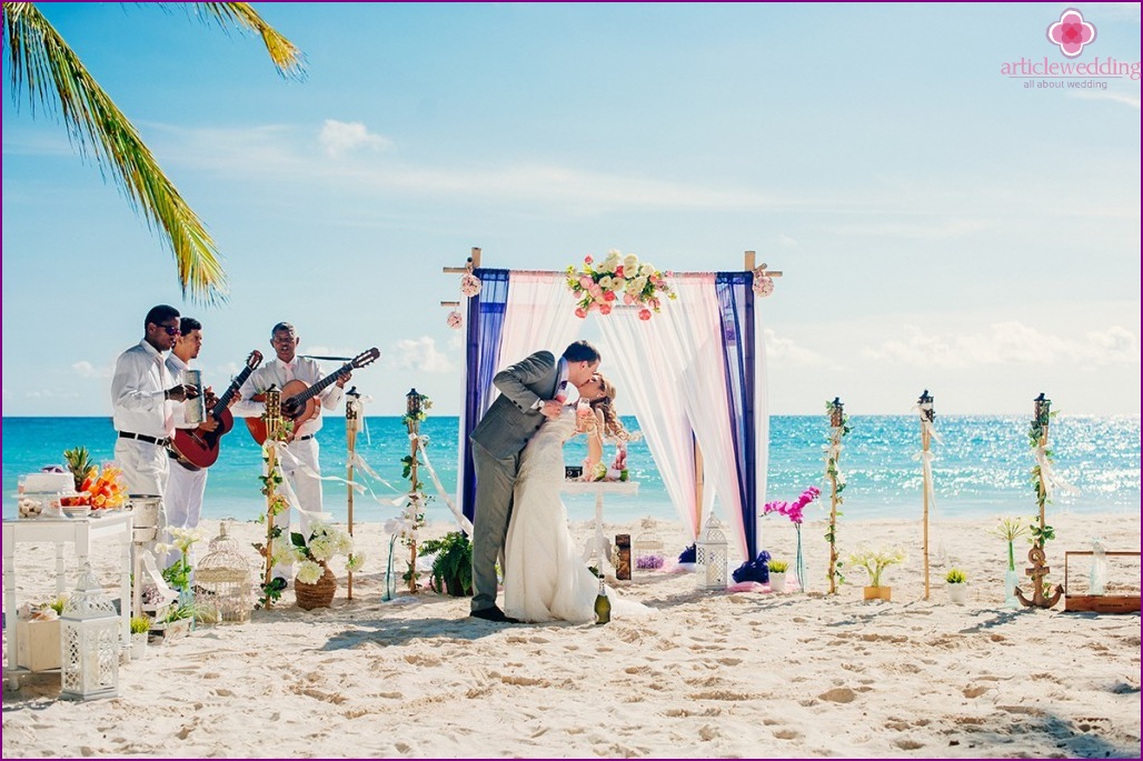 Matrimonio sull'isola
