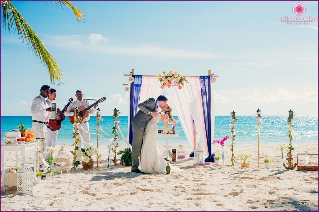 Island wedding