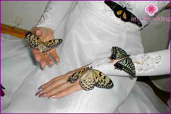 Papillons pour le mariage