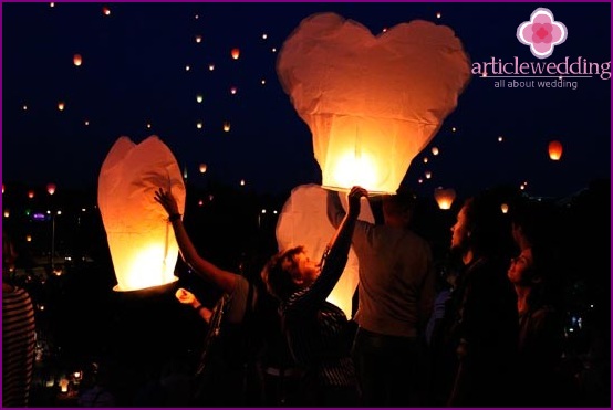 Wedding Wish Lanterns