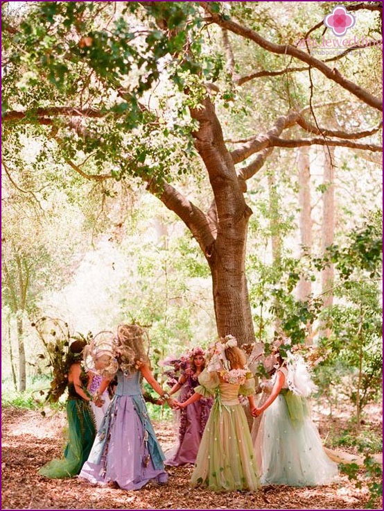 Fairytale wedding in nature