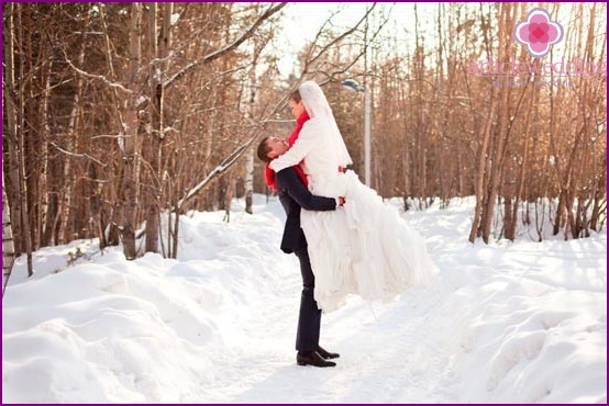 Amazing shots of a winter photo shoot