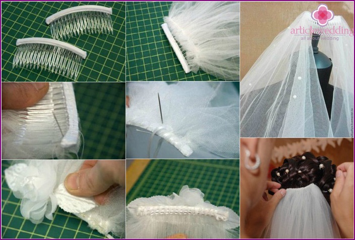 How to fit a veil with your own hands