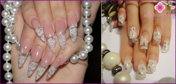 Shilak manicure da sposa