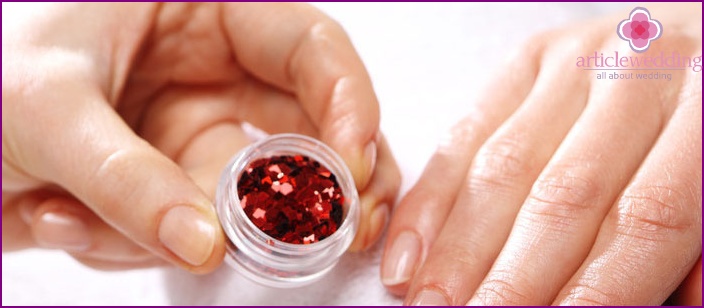How to decorate nails with colored crystals