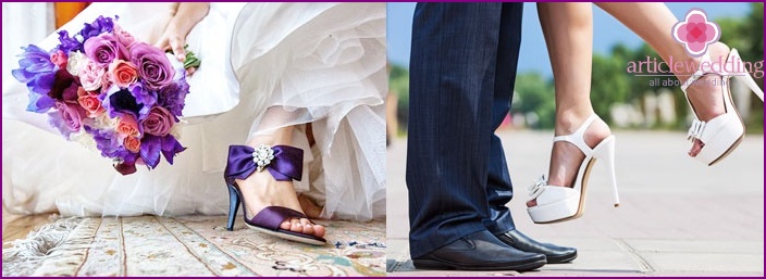 När du väljer stil med sandaler, beakta klänningens stil