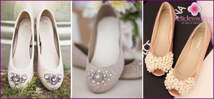 Wedding shoes can be any color