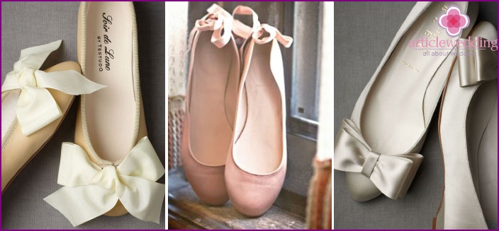 Ballet flats look elegant