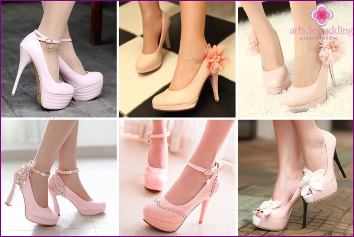 Pink Bridal Shoes