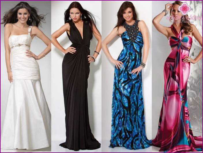 Long dresses for the guest of a wedding celebration