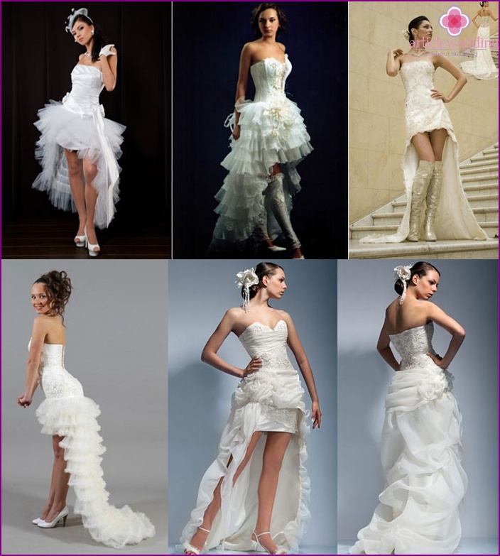 Short wedding dresses 