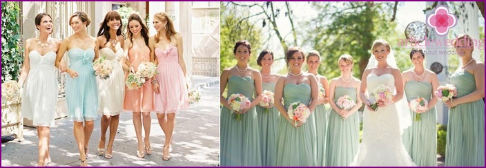 خيارات لفساتين الزفاف