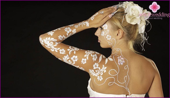 Body art per la sposa