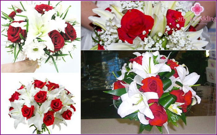 Lilien für den Brautstrauß