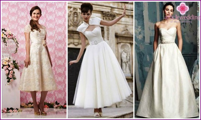 50er Jahre Brautkleider