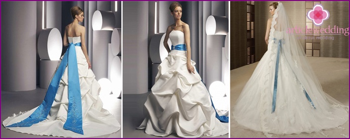 Treno luminoso per un look da sposa