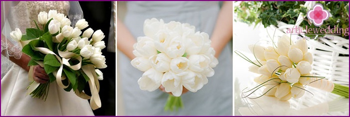 Strauß Tulpen für die Braut