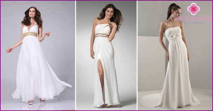 فستان زفاف DIY على الطراز اليوناني