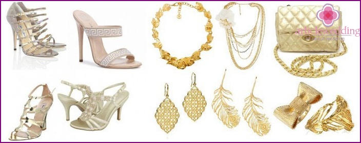 Accessories for women's wedding decoration in Greek