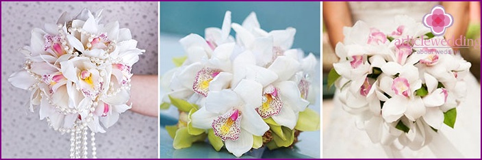 Orkidéer vid ett bröllop