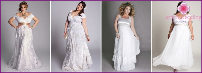 Abito da sposa greco per completo con spalline