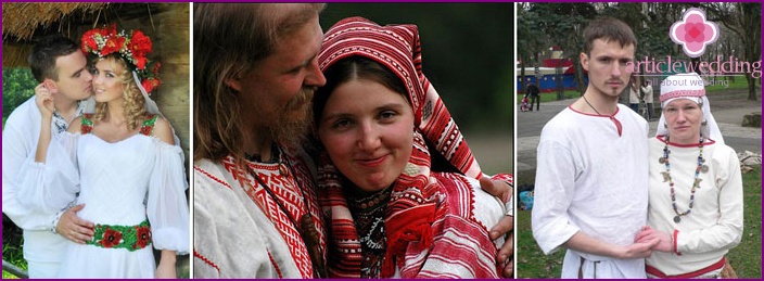 Slavic style bride hats