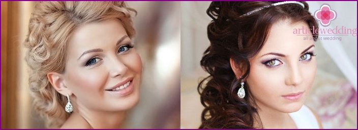 Bride with curls