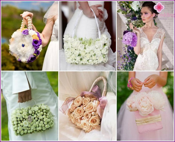 Designer Floral Handbag for the Bride