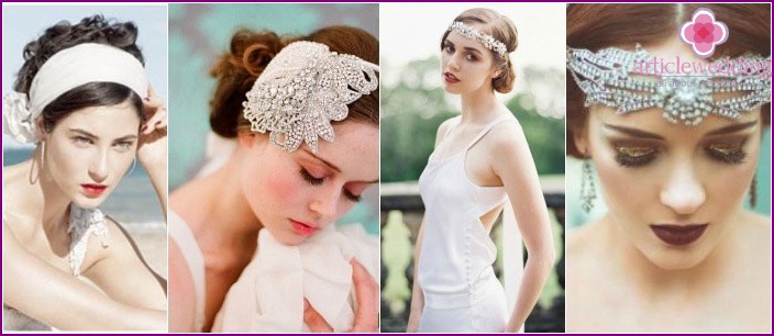 Romantic bridal styling