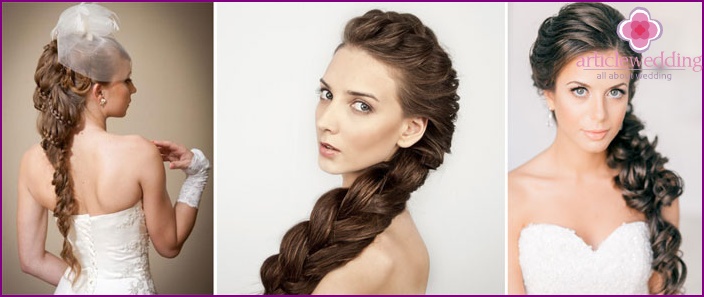 How to style your hair for a wedding with braids