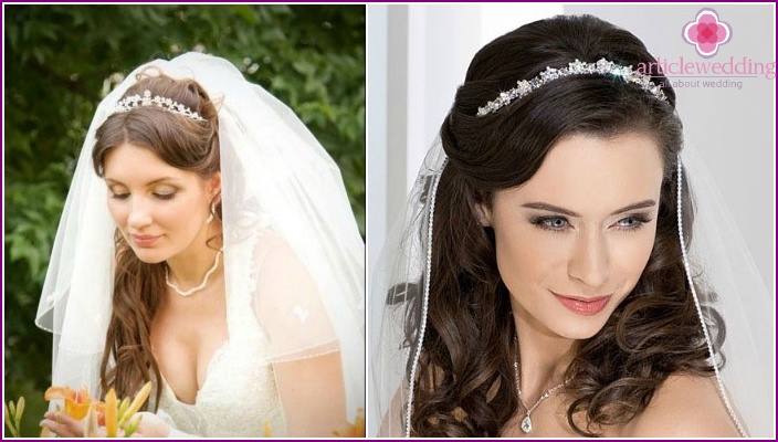 Foto: stylingaccessoires - diadeem en sluier