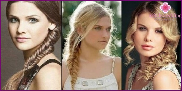 Wedding styling: fishtail