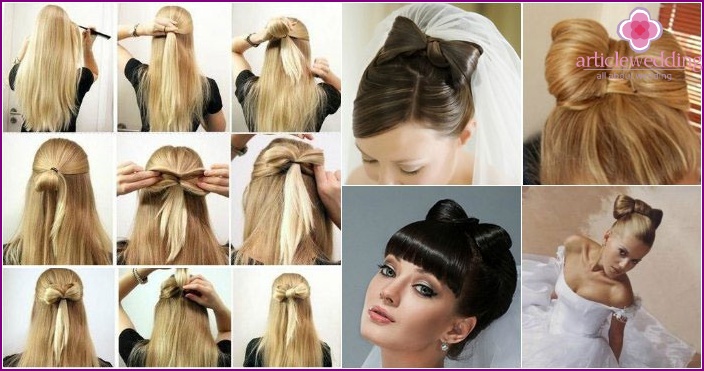 Wedding hairstyles for long flowing hair - review, photos, video