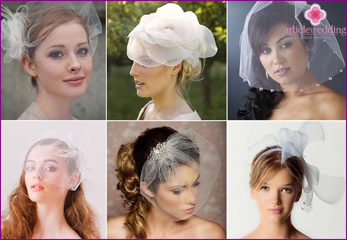 The variety of types of veils does not cease to amaze