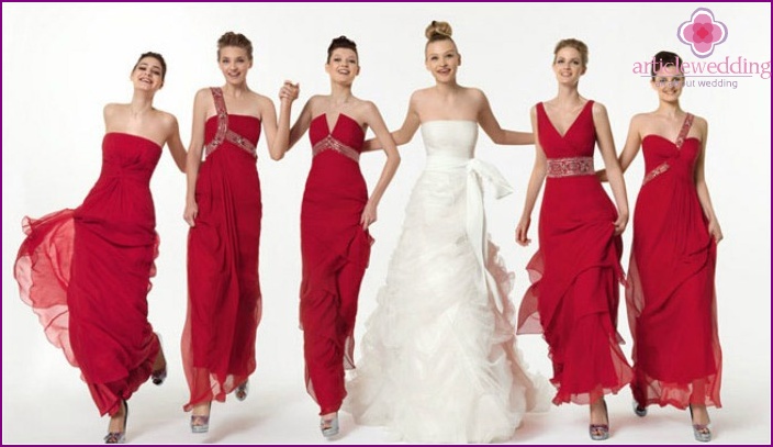 خيارات لفساتين الكوكتيل الساطعة لحفل الزفاف