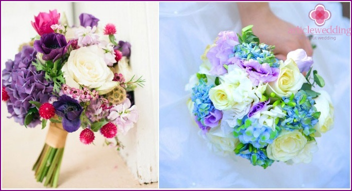 Bright multi-colored accessory for a wedding