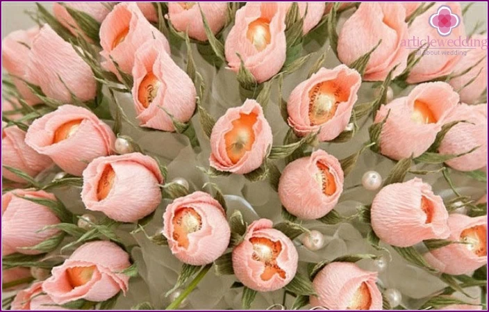 Bouquet de bonbons pour rétréci