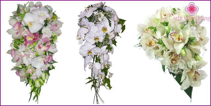 Bouquet da sposa: orchidee