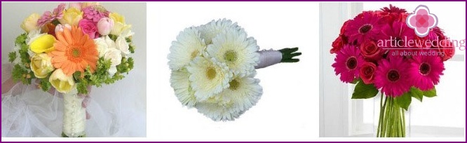 Bouquet da sposa: Gerbera