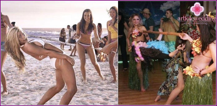 Hawaiian Bachelorette Party Contest - Limbo