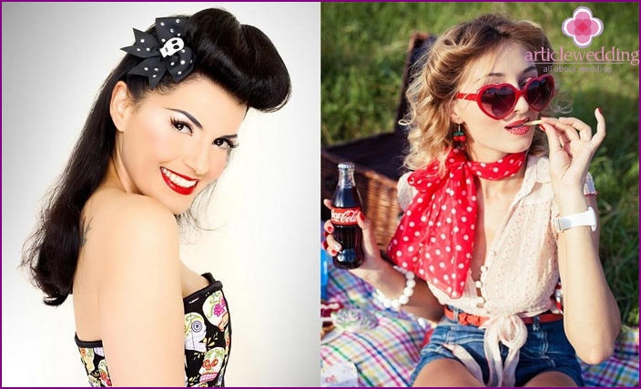 Pin Up Party Hairstyle & Makeup