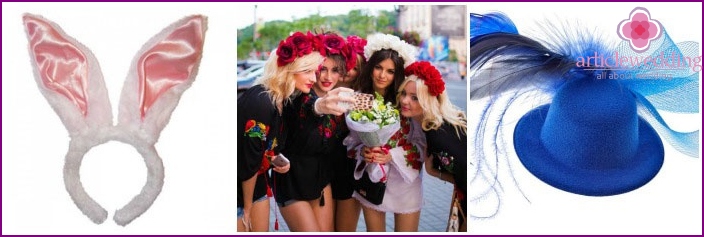 Kiegészítők bachelorette partyhoz - fejékszerek