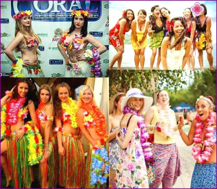 Hawaiian bachelorette party