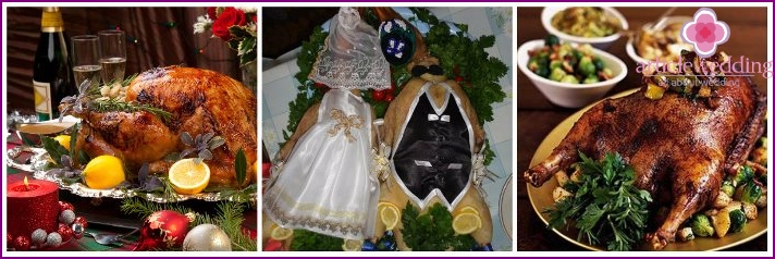 Tatarische Hochzeitsgans im Anzug
