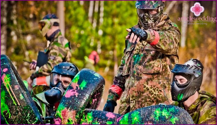 Paintball game