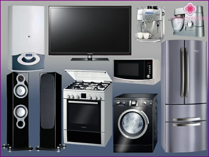 Household appliances as a bride's dowry